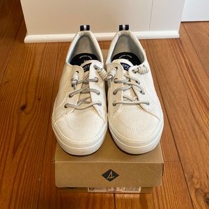 Sperry Crest Vibe Sneakers - Linen White